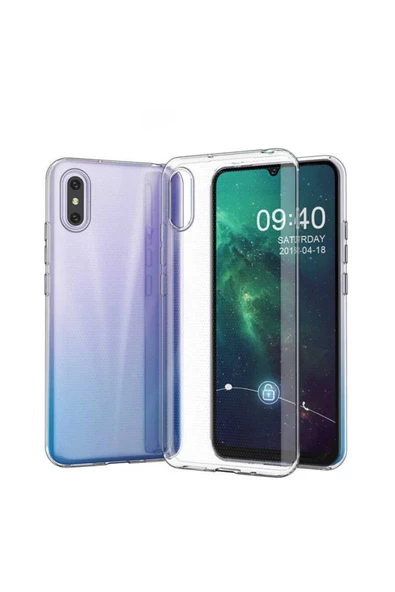 Xiaomi Redmi 9A Premium Silikon Kılıf Şeffaf