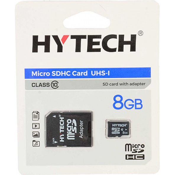 Hytech HY-XHK8 MicroSD 8GB Hafıza Kartı Class 10