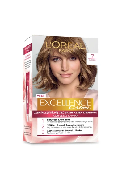 L'Oréal Paris Excellence Creme Saç Boyası - 7 Kumral