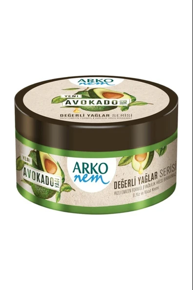 Arko Nem Krem Değerli Yağlar Avokado 250 ml