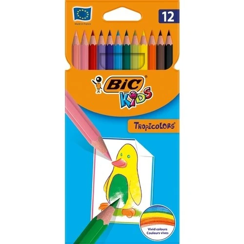 Bic Kids Tropicolors Kuru Boya Kalemi 12 Renk