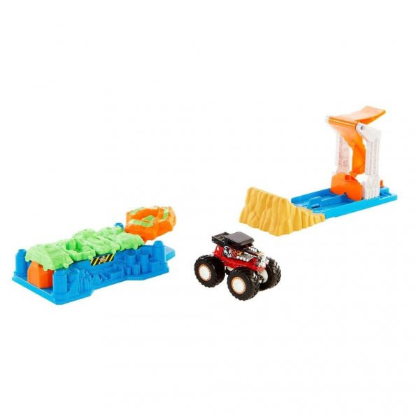 GVK08 Hot Wheels Monster Trucks Fırlat ve Çarpış Oyun Seti - 2