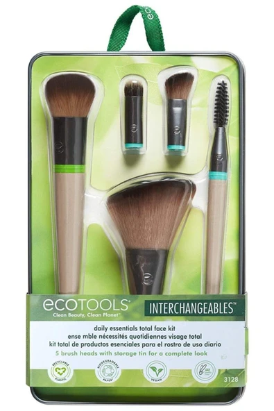 Ecotools Daily Essentials Total Face Kit Makyaj Fırça Seti
