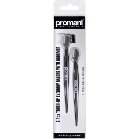 Promani Unisex Siyah Kaş Usturası 2'li PR-932