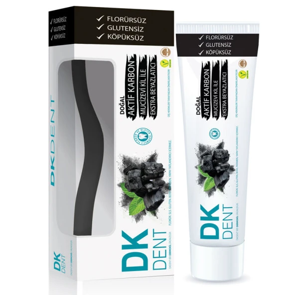 Dermokil Dent Kil Ve Aktif Karbonlu Diş Macunu 75 ml Diş Fırçası hediye