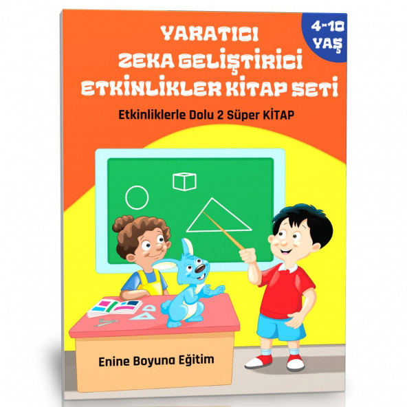 Yaratıcı Zeka Geliştirici Etkinlikler Kitap Seti 4-10 Yaş