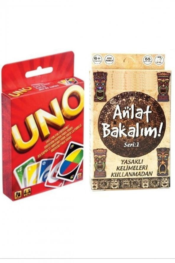 Kaliteli Oyun Seti Ve Anlat Bakalım Yasaklı Kelimeler Ikili Oyun Seti Uno Ve Anlat Bakalım 1 Seti - 3