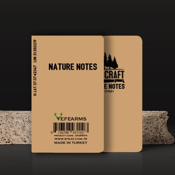Nature Notes Bushcraft Not Defteri