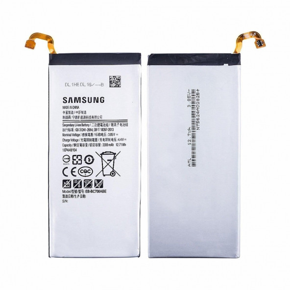 Samsung Galaxy C7 Batarya Eb-Bc700Abe Uyumlu Yedek Batarya