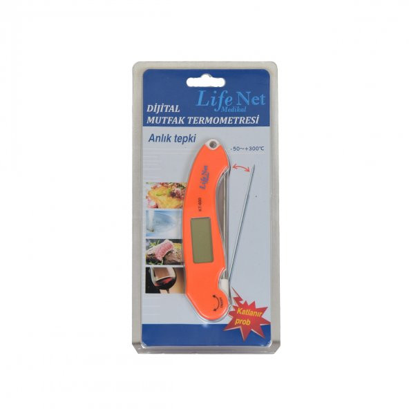 Dijital Gıda ve Mutfak Termometresi Anlık Tepki Veren Pilli KT-600 - 5