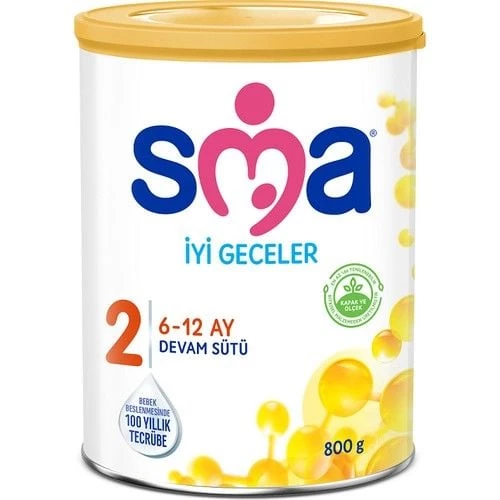 SMA İyi Geceler 2 Bebek Devam Sütü 6-12 Ay 800gr