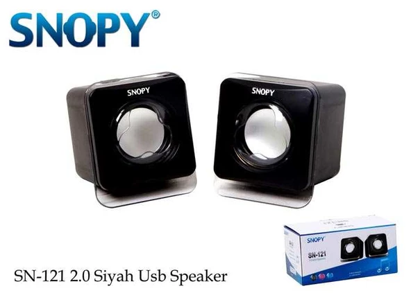 Snopy SN-121 2.0 Siyah Usb Speaker