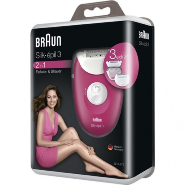 Braun Se 3273 Epilasyon Aleti Silk Epil 3 3-273 2 İn 1 Kablolu Tıraş Başlıklı Epilatör - 4