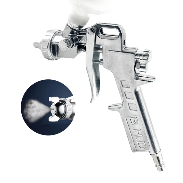 Üstten Depolu Profesyonel  1.3 mm 600cc Boya Sprey Tabancası - 3