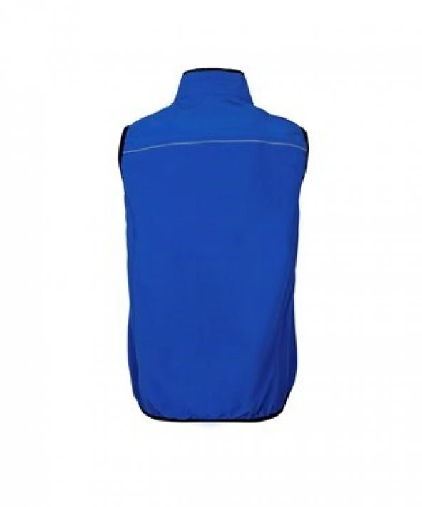 Softshell Yelek Saks Mavi - Slim Fit - Resim 2