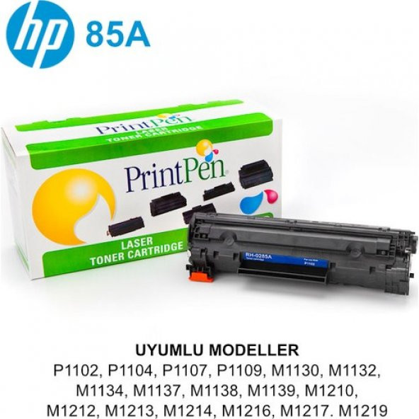 Printpen HP LaserJet M1132, 85A CE285A Siyah Muadil Toner - 2