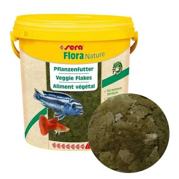 Sera Flora Nature Bitkisel Pul Yem Kovadan Bölme Açık 250 Gram