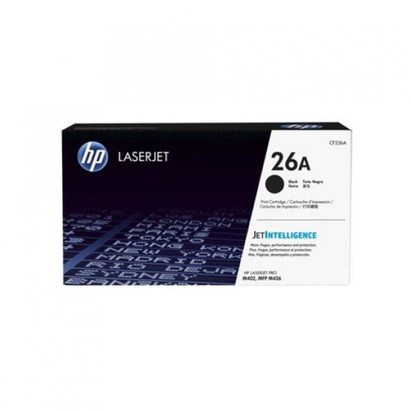 HP CF226A 26A SİYAH ORJİNAL TONER ürün görseli
