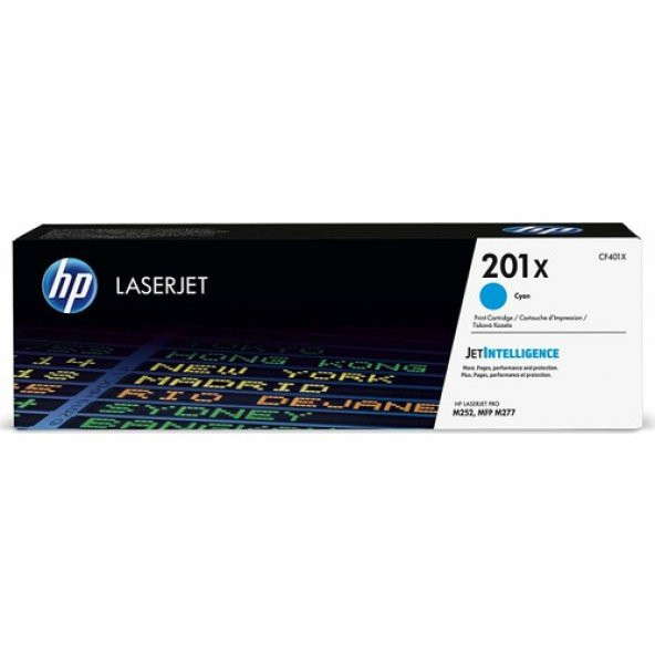 HP Color LaserJet Pro M277N TONER 2300 Sayfa 201X Mavi