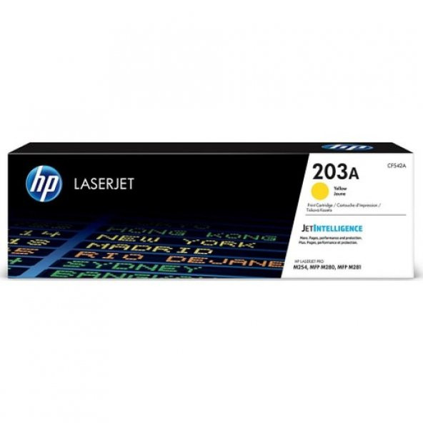 Hp 203A Sarı Lazer Toner Cf542A (1300 Sayfa)