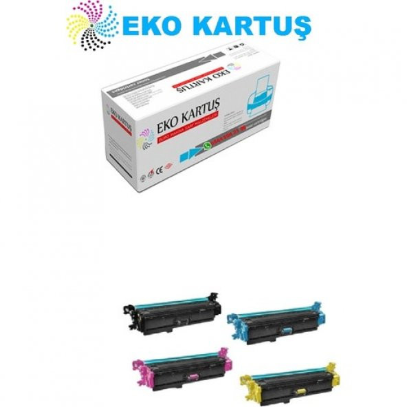 Eko Kartuş Hp Color Laserjet Enterprise Flow Mfp M577Z (CF360-CF361-CF362-CF363) Set Muadil Toner ürün görseli