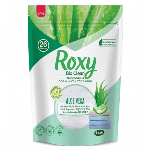 Dalan Roxy Bio Clean 800 gr Aloe Vera Sabun Tozu