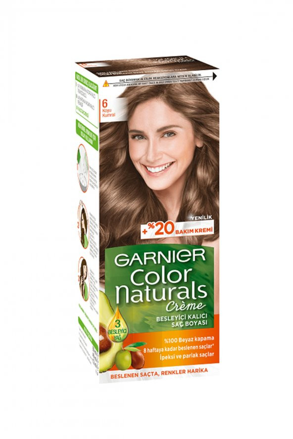 Garnier Color Naturals 6 Koyu Kumral