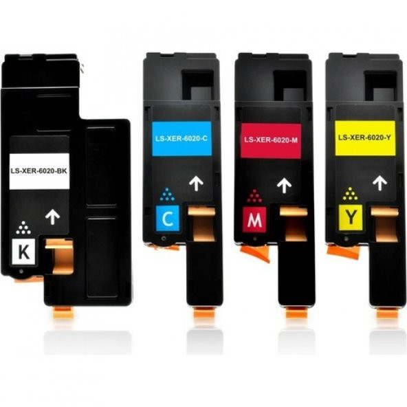 Eko Kartuş Xerox 6020/6025/6022/6027 (106R02760-1-2-3) Set Muadil Toner - 2