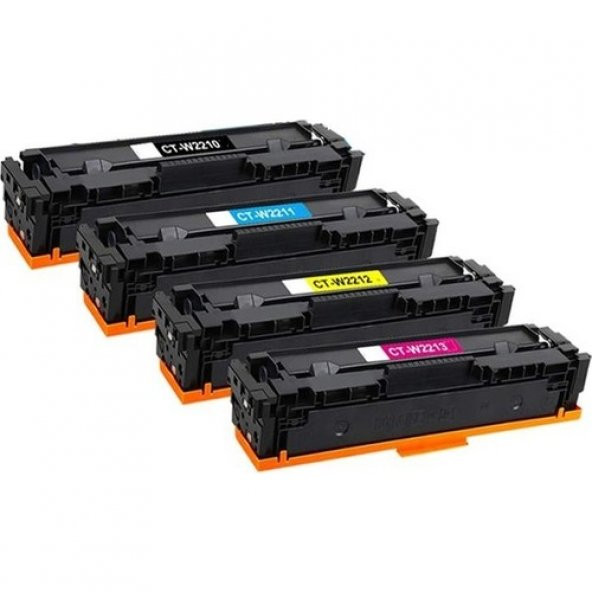 Eko Kartuş Hp Color Laserjet Pro Mfp M283CDW 207A(W2210) Set Chipsiz Muadil Toner - Resim 2