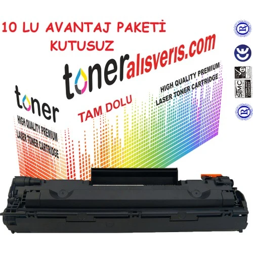 Paintter Hp Q 2612A 10Lu Paket Kutusuz- 1010, 1012İ, 1015, 1018, 1020, 1022 Muadil Toner ürün görseli 1