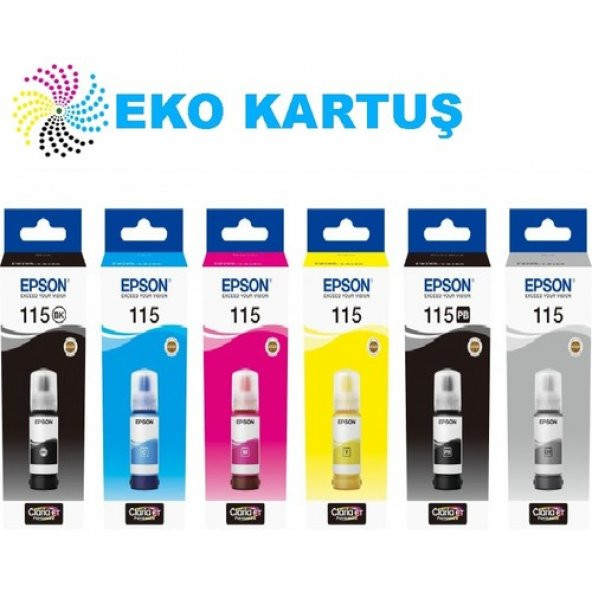 Epson Ecotank L8160 6lı Mürekkep Seti