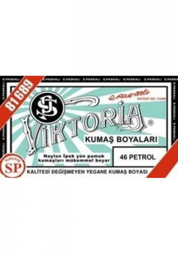 Viktoria Kumaş Boyası 046 Petrol - 1