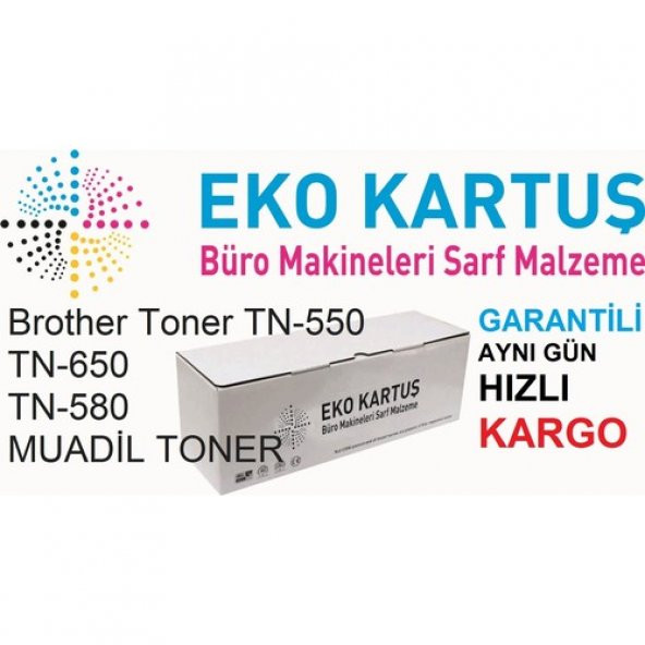 Eko Kartuş Brother TN-550 HL-5240-5250-5270-5280 7200 Sayfa Siyah Muadil Toner - Resim 3