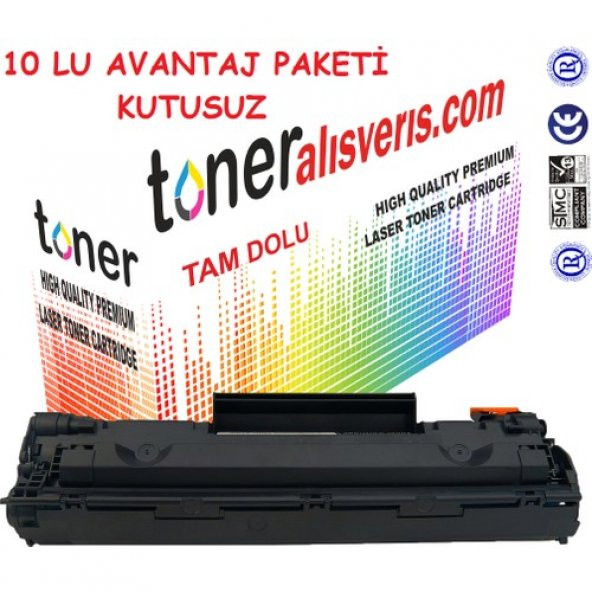Paintter Hp Ce 285A 10Lu Paket Kutusuz Muadil Toner P1100, P1102W, M1132, M1212, M1219