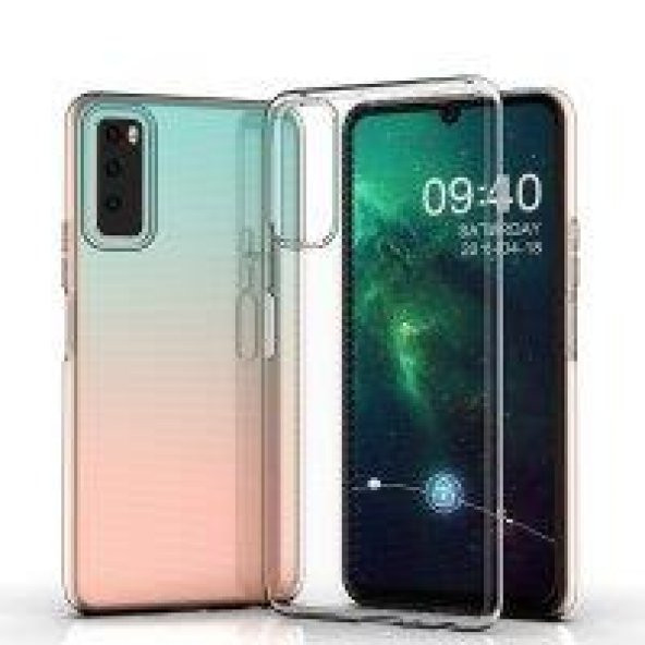 Vivo Y51 Kılıf Lüx Şeffaf Silikon - Resim 3