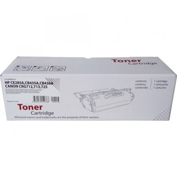 Printiks Hp M1214, M1216, M1217, M1219, 285A Muadil Toner Siyah - Resim 5