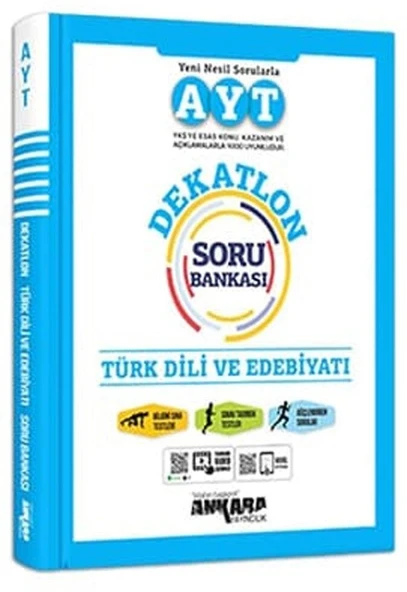 AYT Türk Dili ve Edebiyatı Dekatlon Soru Bankası Ankara Yayıncılık