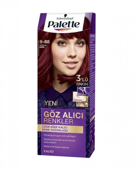 Palette Göz Alıcı Renkler 6.88 Yoğun Kızıl ürün görseli 1