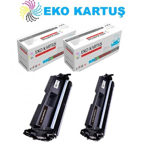 Eko Kartuş Hp Laserjet Pro M102 Hp CF217A(17A) Ekonomik Avantajlı 2’li Paket Muadil Toner,