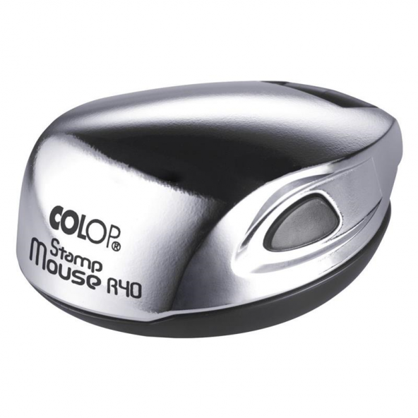 COLOP CEP STAMP MOUSE R40 YVLK KAŞE KROM/MAVİ PED