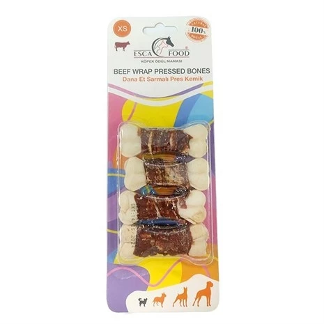 Esca Dana Et Sarmalı Pres Kemik 4'lü 120 Gr. 7.5cm