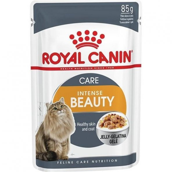 Royal Canin Intense Beauty Jelly Pouch Yaş Kedi Maması 85 Gr x 12 adet