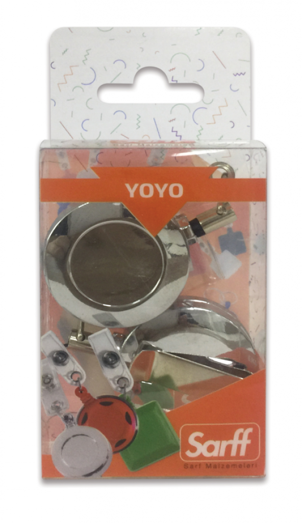 SARFF YUVARLAK KANCALI METAL YOYO 2Lİ BLİSTER - 3