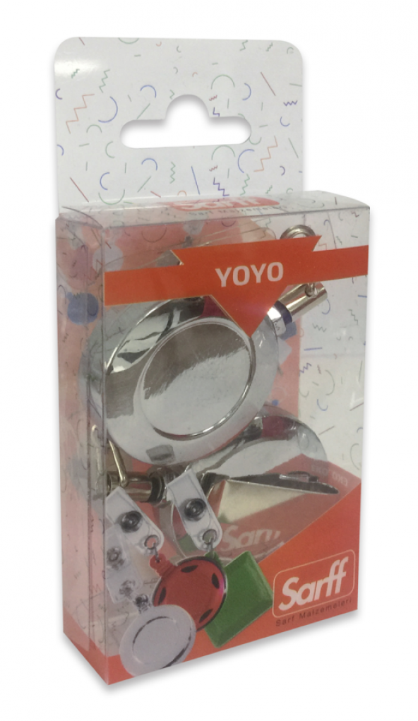SARFF YUVARLAK KANCALI METAL YOYO 2Lİ BLİSTER - 4