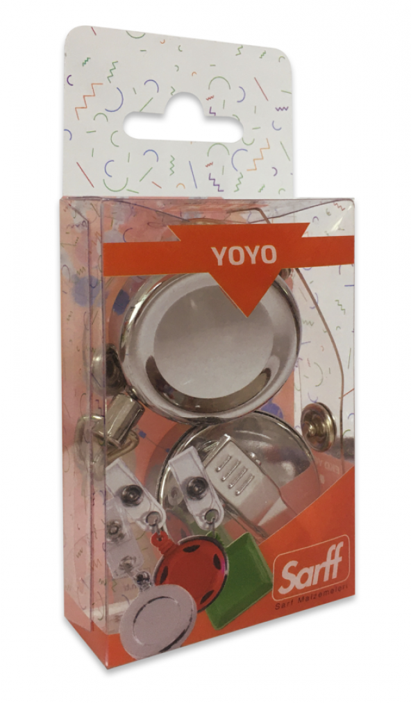 SARFF YUVARLAK TİMSAH AĞIZLI METAL İPLİ YOYO 2Lİ BLİSTER - 4