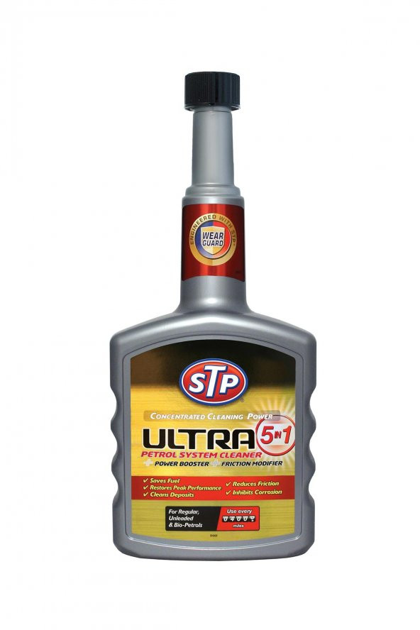 STP® Ultra 5+1 Patentli Yakıt Katkısı Benzin 400ml.