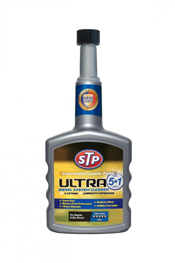 STP® Ultra 5+1 Patentli Yakıt Katkısı Dizel 400ml.