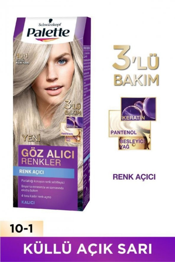 Palette Göz Alıcı Renkler 10.1 Küllü Açık Sarı ürün görseli 1