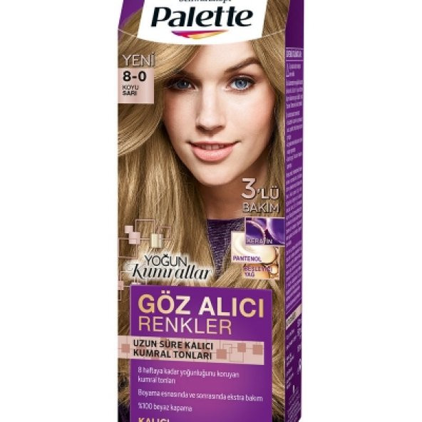 Palette Göz Alıcı Renkler 8.0 Koyu Sarı ürün görseli 1