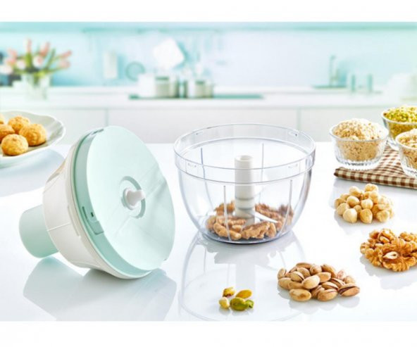 Flosoft Bas-Kes El Robotu Basmalı El Rondosu Yeni Nesil Doğrayıcı 700ml - 4